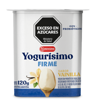 Yogurísimo  firme sabor vainilla 120g.