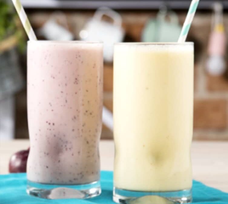 2 SMOOTHIES FANTÁSTICOS DE MANGO Y CIRUELA