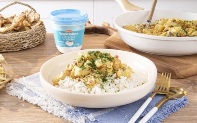 POLLO AL CURRY CON ARROZ