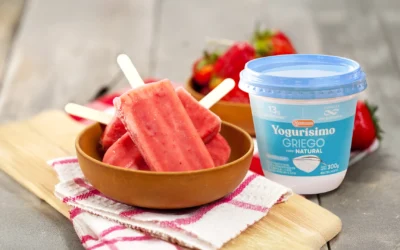 HELADO DE FRUTILLA Y MARACUYÁ