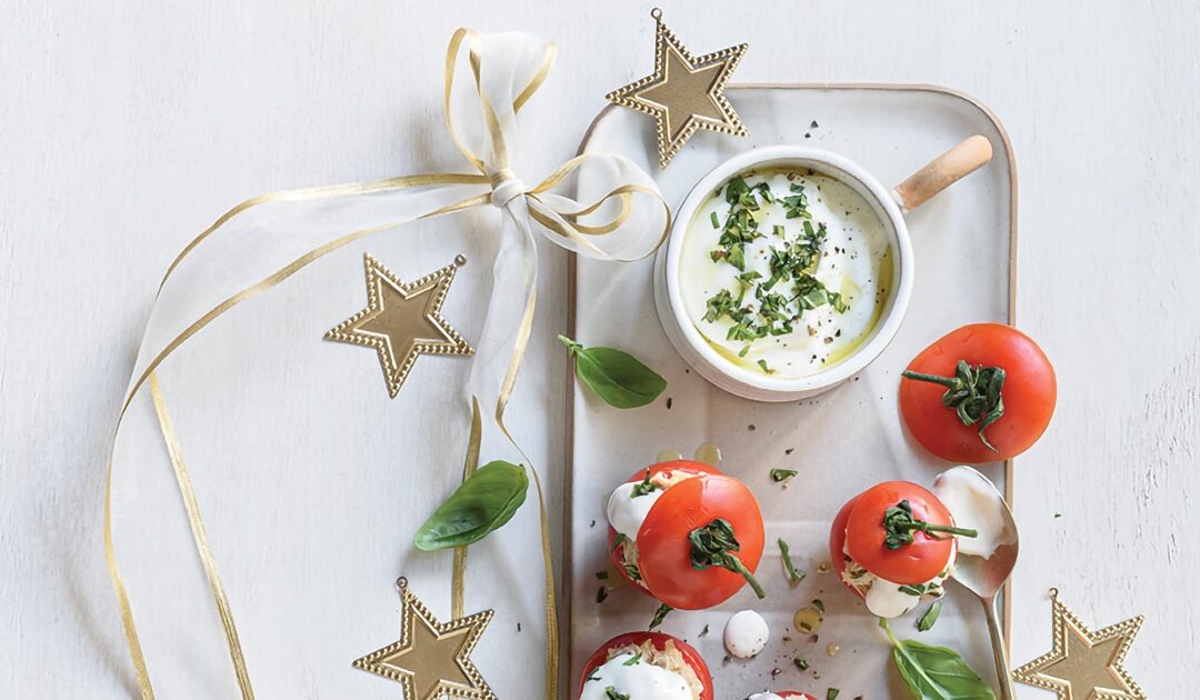 TOMATES RELLENOS – NAVIDAD