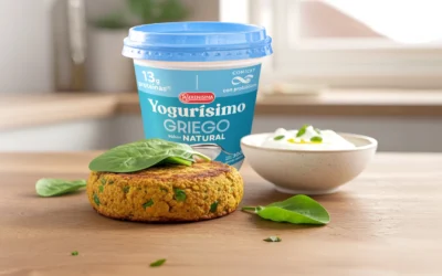 HAMBURGUESAS DE GARBANZOS Y ZANAHORIA CON ADEREZO DE YOGUR