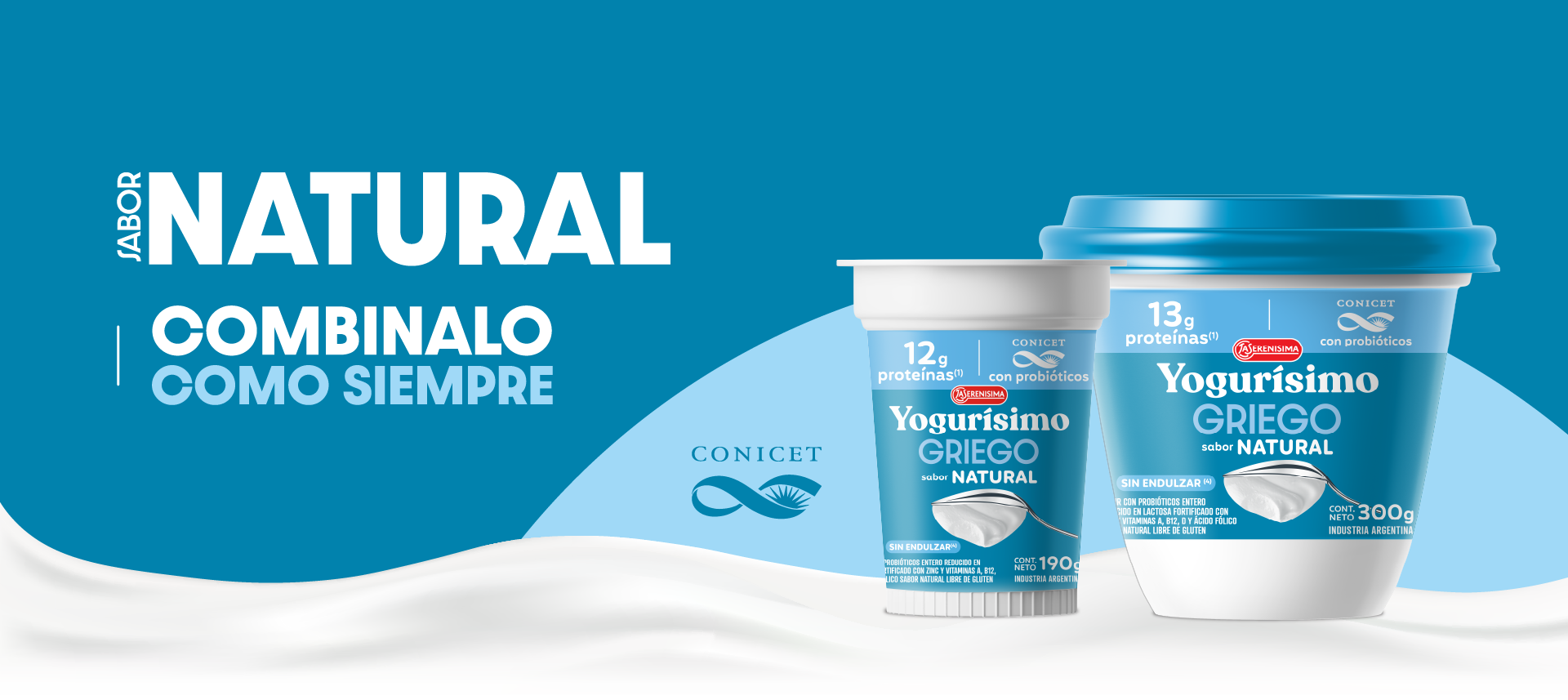 Yogurísimo Natural Conicet