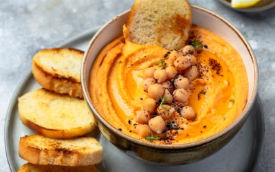 HUMMUS DE ZANAHORIA Y GARBANZOS