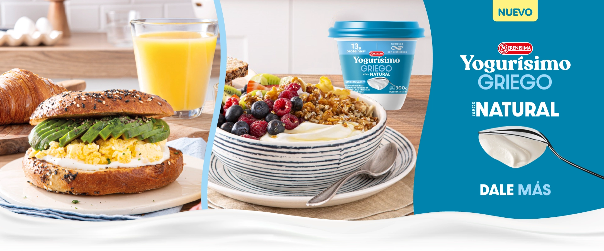Yogurísimo Banner Natural Recetas