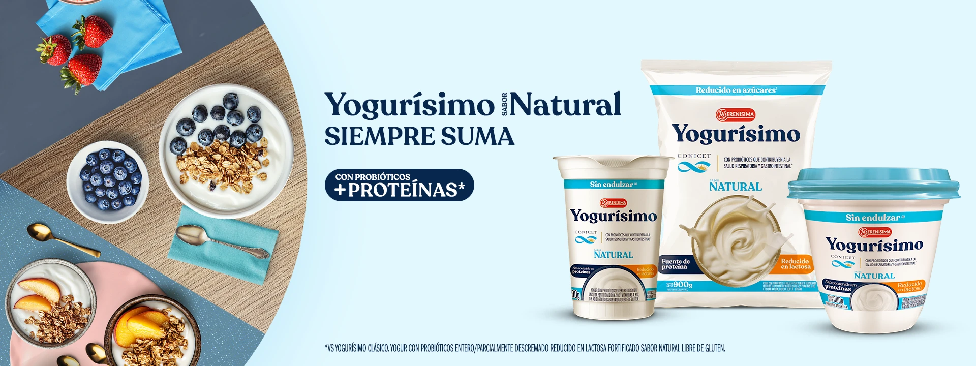Yogurísimo Natural Conicet