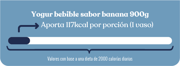 Yogurísimo entero sachet sabor banana 900g info