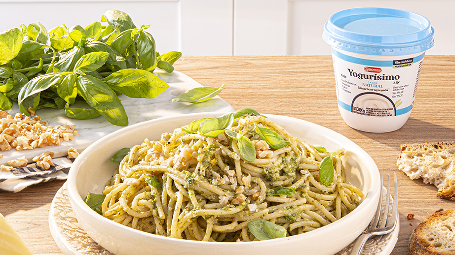 PASTA CON PESTO CREMOSO