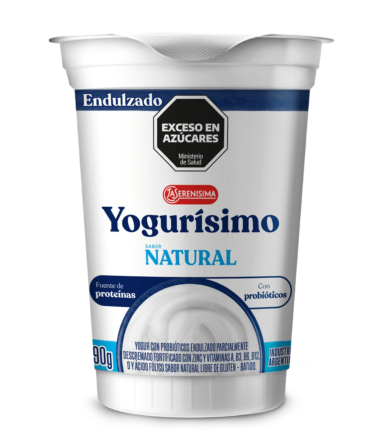 Yogurísimo entero natural endulzado 190g
