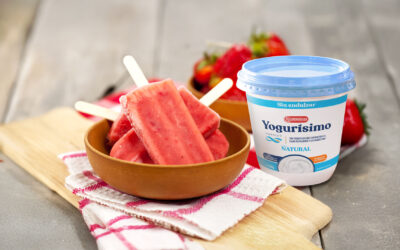 HELADO DE FRUTILLA Y MARACUYÁ