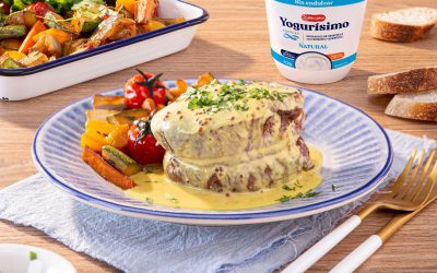 LOMO CON SALSA DE YOGUR Y MOSTAZA