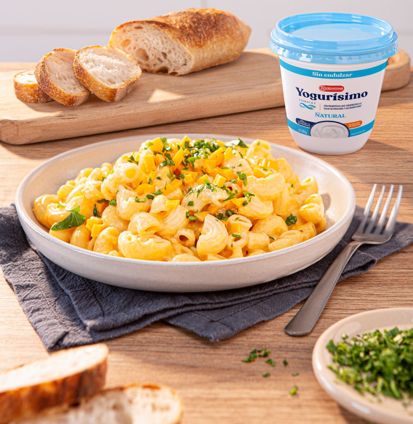 YOGURISIMO RECETA MAC AND CHEESE-