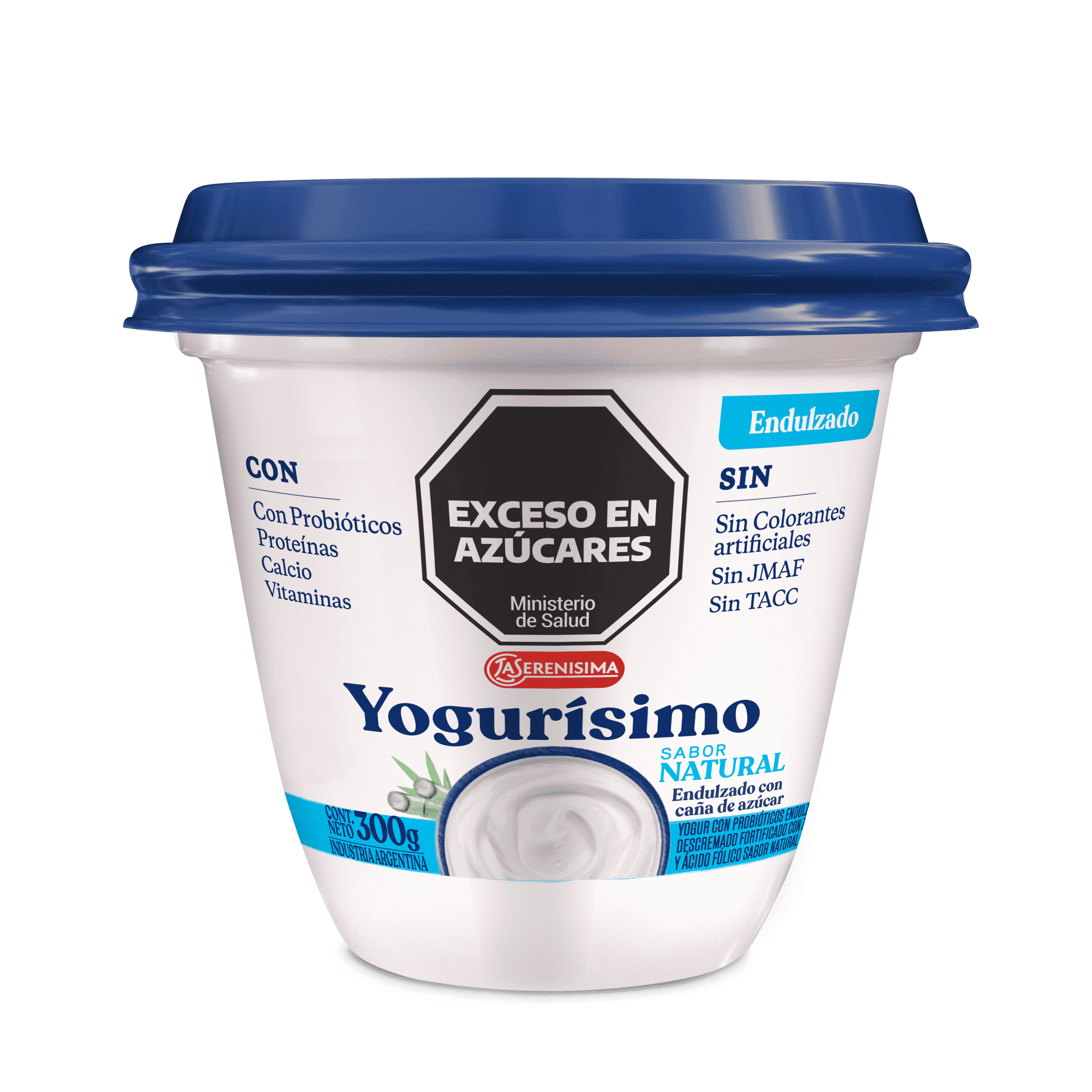 Yogur Natural con azúcar de caña - Yogurísimo