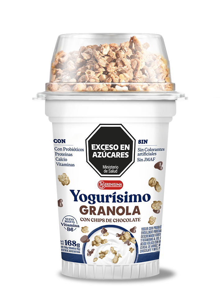 Yogurísimo entero granola con chips de chocolate