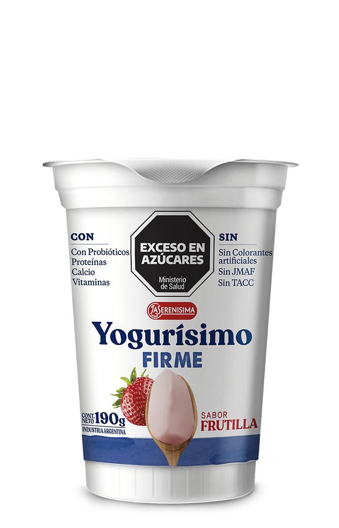 Yogurísimo  firme sabor frutilla 190g
