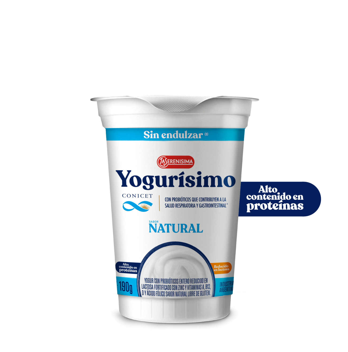Yogurísimo Natural sin endulzar 190g